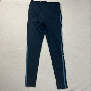 Free People Movement Leggings Womens Small Black High Rise Liza Mesh Athletic